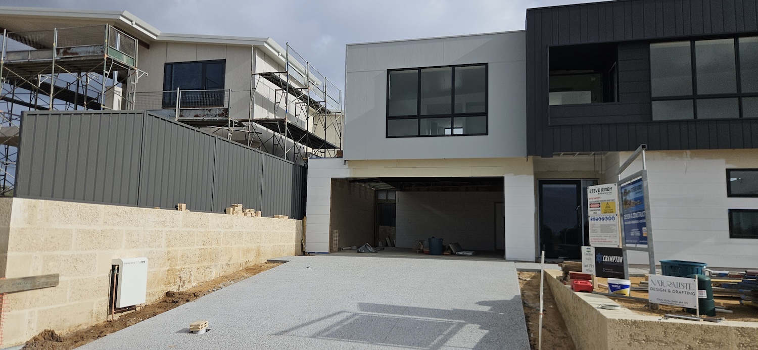New build home in Dunsborough with the Vortex Pro 3 whole home water filtration system installed