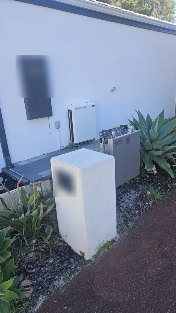 Vortex Pro 3 with HydroFlow installed on the front of a Dunsborough home