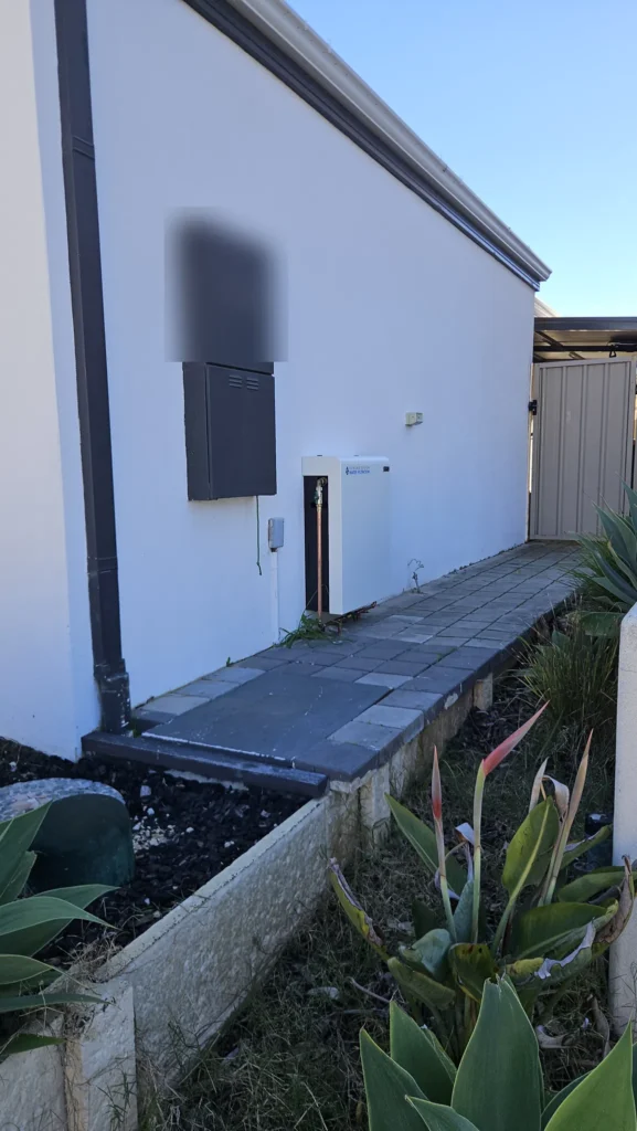 Vortex Pro 3 installed beside the path at a Dunsborough home